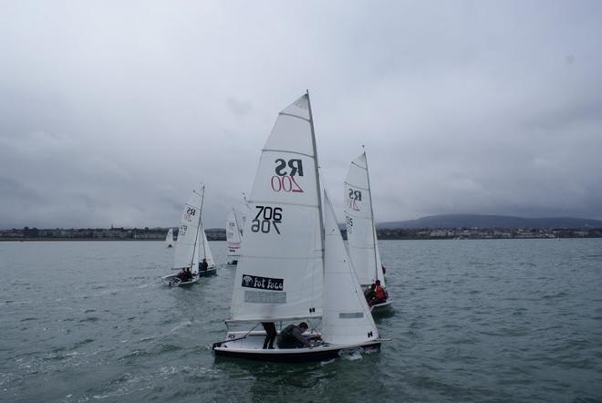Eastern Championships - RS dinghies take the breeze on Dublin Bay © Sean Cleary